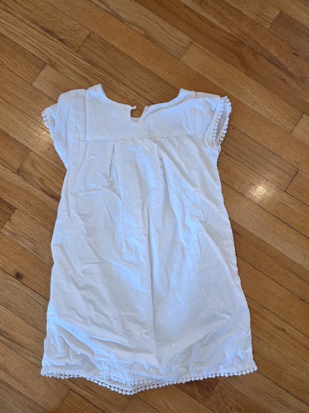 Garnet Hill Kids Lined Embroidered Dress - Picture 4 of 5